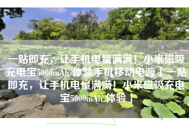 一贴即充,让手机电量满满!小米磁吸充电宝5000mAh 体验手机移动电源「一贴即充,让手机电量满满!小米磁吸充电宝5000mAh 体验」 一贴即充,让手机电量满满!小米磁吸充电宝5000mAh 体验手机移动电源「一贴即充,让手机电量满满!小米磁吸充电宝5000mAh 体验」