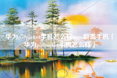 华为p50pocket手机怎么样oppo翻盖手机「华为p50pocket手机怎么样」